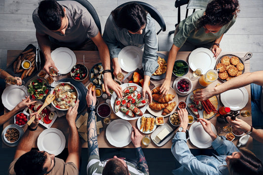 Alles in die Mitte, bitte!